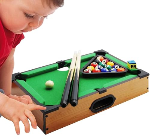 Miniatur-Billardtische | Billardtisch für Spielräume | Billardtisch-Set, Spielzeug für Familienspaß, interaktives Eltern-Kind-Spielzeug für Mädchen De