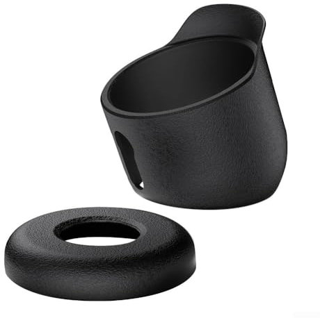 Silicone Camera Cover for Nest Cam Outdoor and Indoor All Around Protection Against Dust and Weather (Black)