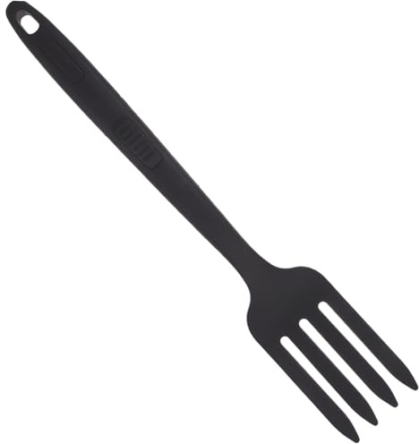 Healifty Fourchette de Cuisine Silicone Ergonomique pour Pâtes Ustensile Réutilisable et Lavable pour Spaghetti et Nouilles Pratique et Confortable à Utiliser