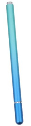 Stylo Capacitif en Alliage D’Aluminium Bleu pour Écran Tactile | Pointe Disque Transparente, Prise en Main Facile, Dessin et Prise de Notes sur Mobile et Tablette
