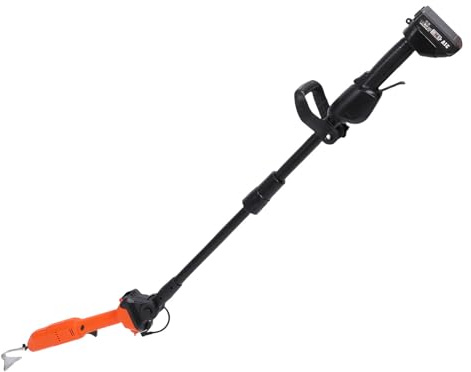 Garosa Zappa di Scavo Cordless, Design Ergonomico Leggero Coltivatore a Scaratore Motore 21v con 5 e 11 Teste di Denti per la Piantagione di Coltivazione (Spina europea)