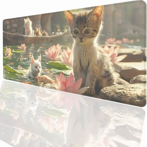 Alfombrilla Ratón Gaming XXL, Gaming Mouse Pad 1500x800x3mm, Protector Escritorio Antideslizante, Alfombrilla de Ratón Animal Mousepad Grande, Tapete Raton para Jugadores de PC Oficina PjY2808 I-4