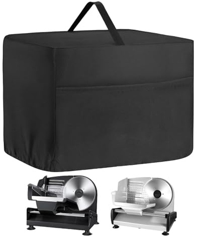 Housse de Protection pour Trancheuse à Viande, Anti-poussière Imperméable Housse pour Trancheuse à Jambon pour la Maison, Accessoires de Cuisine avec Poche Latérale, Tissu Oxford 600D