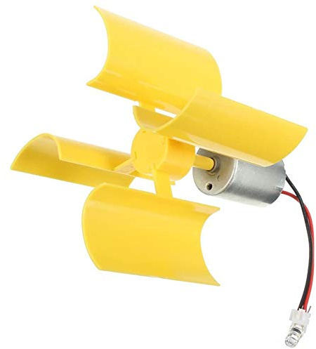POFET Wind Power Generator - Mini Vertical Wind Turbines Blades Generator Micro Motor Wind Energy Wind Turbine Generator Kit DIY Teaching Model