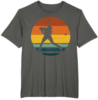 Softball Baseball Vintage Retro Regalo Maglietta
