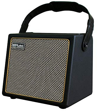 Acoustic Guitar Amplifier, 30 Watt Bluetooth Speaker Rechargeable Portable Acoustic Guitar Amp with Reverb Chorus Effect,3 Inputs, Black