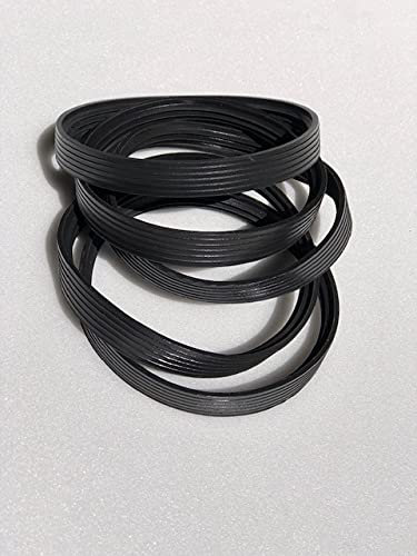 Lot de 5 joints d'étanchéité en silicone pour tuyau de conduit de fumée de poêle à granulés max 250 °C (D 100 mm)