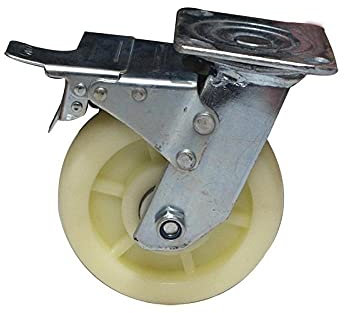 Rueda universal de 4 pulgadas / 5 pulgadas, muebles ligeros, ruedas, gabinete, pie, polea de puerta corredera, rueda de andamio móvil, desgaste flexible-5_inches