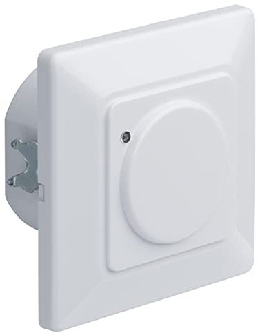 Oktaplex Détecteur de Mouvement intérieur avec capteur Haute fréquence 180° Portée 5-15 m 230 V Blanc avec capteur crépusculaire