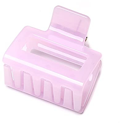QinGoo Klein Haarklammer quadratische Klauen Haarspange Schöne Damen Haarschmuck Elegant Haar clips, 5.2cm, Lila
