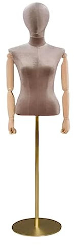 Schneiderpuppen Schaufensterpuppen, schöner und praktischer weiblicher Schaufensterpuppenkörper, moderner weiblicher Schaufensterpuppen-Torso, perfekte Präsentation, Halbkörperpuppe leicht tragbar