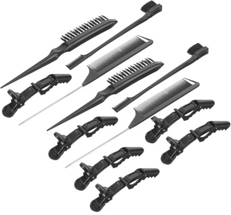 1 Set Spazzola Per Il Controllo Bordi Spazzola Per Cotonare a 3 File Pettine Per a Per Bordi a Doppia Faccia Pettine Taglio Abito Lisciante Addominali Modellazione