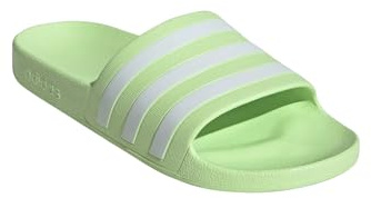 adidas Aqua Adilette Badelatschen (lime/white, EU Schuhgrößensystem, Erwachsene, Numerisch, M, 39)