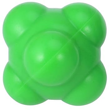 Yardwe Reaktionsball 58mm Agilitätsball Für Hand Auge Koordination Grün Mittelgroß Hochspringend Trainingszubehör Für Baseball Vielseitig Einsetzbar Im Sport