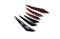 YuZong Auto Frontlippe Frontspoiler für Mercedes Benz C-Klasse W204 GLC 260 C200 Die CIA GLA W205 W212 C S E,Front Stoßstange Splitter Canard Diffusor Body Kit,B