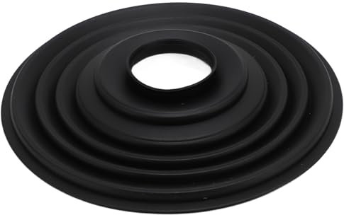 Tbest Paraluce per Fotocamera Antiriflesso Riduci i Riflessi Paraluce Elastico Morbido in Silicone per la Fotografia All'aperto (50MM)