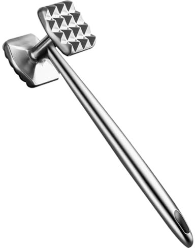 Martillo de Acero Inoxidable Martillo de carne Molinillos de carne for uso doméstico Martillo for carne Herramienta for triturar carne molida Martillo ablandador de carne Martillo de cocina Martillo d