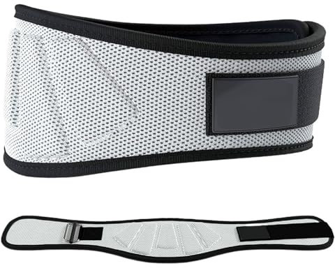 GCYEIDMA Gewichthebergürtel Herren Fitness Gewichthebergürtel Workout Taillengürtel Training Sport Taillenstütze Gym Lendenwirbelstütze Rückenstütze Squat Powerlifting Taillenstütze(Gray,XXL)