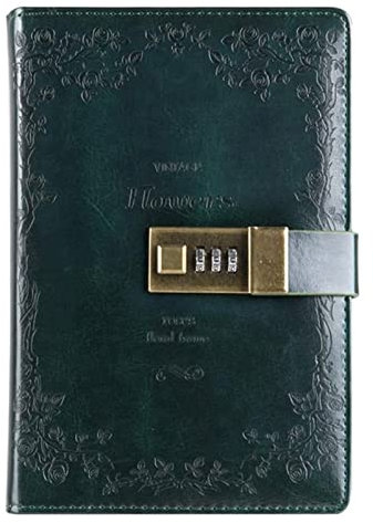 Notizbuch Nachfüllbar Tagebuch Tagebuch Mit Schloss, Notizbuch, Vintage, Abschließbar, Papier, Notizbuch, Reisender, Wochenplaner, Schule, Schreibwaren, Geschenk Reisetagebuch Universitäts Notizen