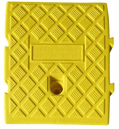 Rampe de seuil portable légère pour voiture et moto, en plastique dur haute résistance, tapis de marchepied, tapis de marchepied ? Convient aux marches d'une hauteur de 11 à 13 cm et de 13 à 16 cm.