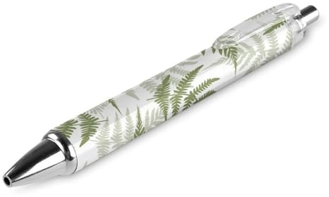 FJQWKLF Niedlicher Kugelschreiber mit neuseeländischem Maori-Farn für Damen und Herren, einziehbarer 0,5-mm-Kugelschreiber zum Arbeiten, 1 Stück