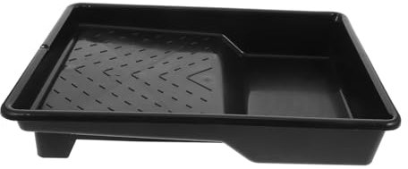 BAZEITFLOW Vassoio Per Vernice in Plastica 9 Pollici Rivestimenti Per Vaschette e Vassoio Per Rullo, Contenitore Per Pittura Domestica Facile Da Pulire e Trasportare