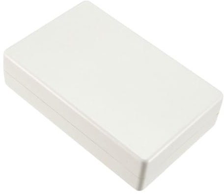 TOP-VIGOR 125 x 80 x 32mm Mini Dustproof Electrical Junction Box ABS | Plastic Project Boxes for DIY Electronics Projects, Indoor Power Module Case, Instrument Case Box