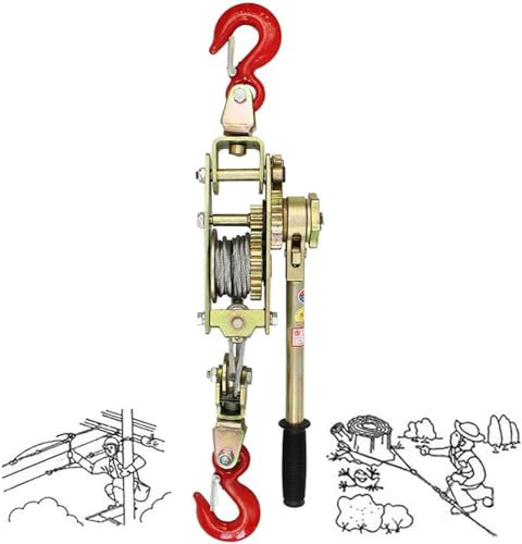 Cabrestante manual de engranaje manual, freno de correa de remolque portátil, extractor de trinquete de cable, extractor de potencia de elevación de palanca de remolque, ahorro de mano de obra