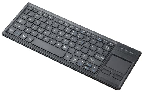 Sunmeit Tastiera USB Cablata da 80 Tastiera Touch Compatta Ultrasottile Mini Funzione HUB Tastiera Touch Cablata