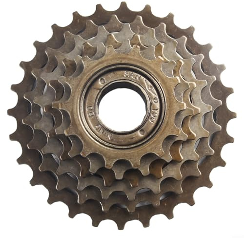 Roue libre 13-28T Cassette Pignon Compatible VTT Route Pièces de rechange Construction en acier à haute teneur en carbone Système de changement de vitesse fluide (6 vitesses)