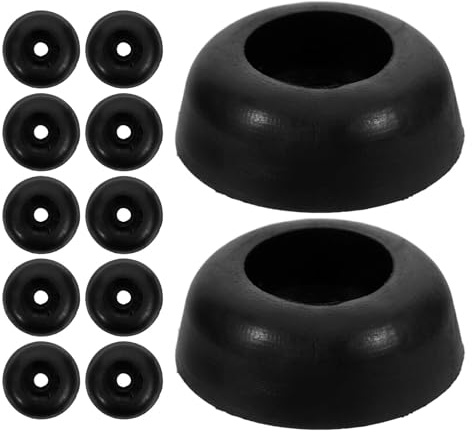 FOMIYES 100pcs Silicone Furniture Pads with Screw Holes Non-Slip Anti-Vibration Replacement Feet Protectors for Washing Machines, Dryers, and Appliance Legs
