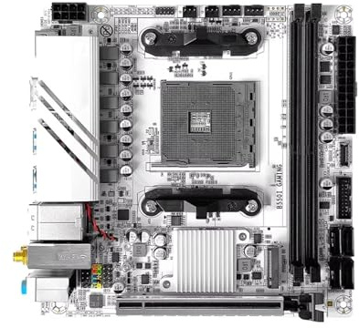 Motherboard La scheda madre Fit For JGINYUE B550 AM4 mini ITX supporta Ryzen serie 4000/5000 DDR4 RAM Desktop PCIe4.0 WiFi6 BT5.2