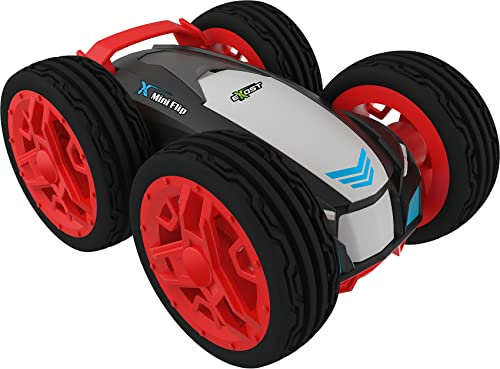 EXOST RC 20143 Mini Flip by Silverlit, ferngesteuertes Auto, beidseitig fahrbar, bis zu 360° Überschlag, Ultra schnell, Maßstab 1:34, rot oder grün, ab 5 Jahren