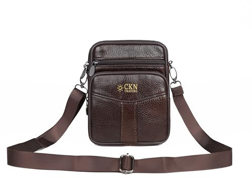 CKN TRADING Umhängetasche Herren - Gürteltasche, Handtasche, Herrentasche zum Umhängen, Schultertasche, Herrenhandtasche für Arbeit und Freizeit