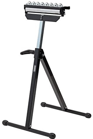 Draper 70274 Roller/Bearing Stand, 300mm, Silver and Black