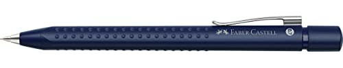 Faber-Castell - Druckbleistift GRIP 2011 0,7 mm Klassik Blau | Ergonomische Grip-Zone, bruchgeschützte Mine Härtegrad B und integrierter Radierer