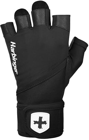 Harbinger Pro Wristwrap 2.0 Gewichtheber-Handschuhe – Handgelenksstabilität