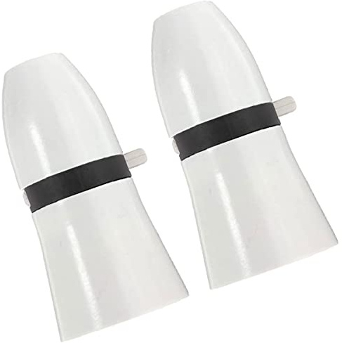 Suerisome 2 Pack B22 Standard Switch Light Lamp Holder Socket Bayonet Cap Fitting Switch Lamp Bulb Holder for Pendant Lamp Ceiling (White)