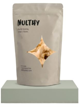 NULTHY 1kg - Manzana Deshidratada Sin Azúcar Añadido, Aros de Fruta Sabor Suave, Snack Natural Fuente de Fibra | Vegano, Alto en Fibra, Rica en Vitamina C y Potasio