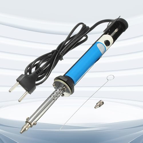 Kamanan Bomba desoldadora, 30 W, 220 V, juego de soldadores eléctricos, vacío, desoldador, desoldador, bomba de extracción de estaño con boquillas de 1 mm y 2 mm para soldar gänige, desoldar