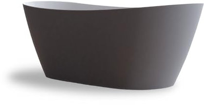 SPALINA NEROON 2.0 Grigia, Vasca freestanding Ovale L 170 x l 80 cm