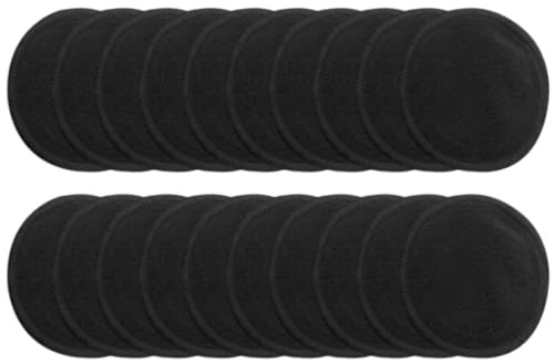 Organic Bamboo Nursing Pads, 20 Pcs Reusable Nursing Pads, Soft, Absorbent, Hypoallergenic, Eco Pads for Breastfeeding, for Breastfeeding Moms, Ultra-Absorbent Breastfeeding Nipple Pad