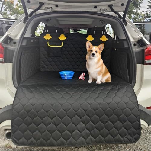 Lhuayeu Hundedecke Auto Kofferraum für Cupra Formentor 2020-2024, Kofferraumschutz Hund mit Ladekantenschutz, Wasserdicht Pflegeleicht Kratzfest,A
