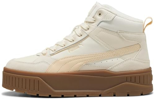 PUMA Damen Karmen II Idol MID WTR Sneaker, Frosted Ivory-Canvas, 38.5 EU, Mattiertes elfenbeinfarbenes Segeltuch, 38.5 EU