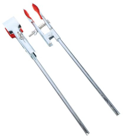 TOKIDNY 2St Kolbenklemme Laborstativ-Clip Retortenhalterung Experiment Klemme Laborklemmen flaschen flaschenregal klemmbausteine Becherklemme dreieckige Kolbenclips Wattepad Silver