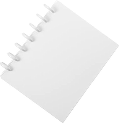 MAGICLULU Mini-fotoalbum 7 6 Cm A5 Fotobuch für Hochzeit Geburtstag Erinnerung Handgefertigt Dekorativ 20 Seiten Pilz-clip Weiß