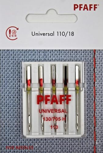 PFAFF 5 Nähmaschinennadeln Universal 130/705H Stärke 110