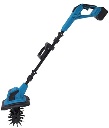 Walfront Cordless Cultivator for BL1830B BL1840B BL1850B BL1860B BL1815 BL1820 BL1825 194309-1 194205-3 Battery (Without), with Ergonomic Handle for Garden Cultivation