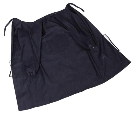 DIYEAH Tablier De Travail Épais En Denim Résistant Aux Taches Manches Longues Protection Complète Grosse Taille Polyvalent Cuisine, Jardinage Et Salon De Coiffure