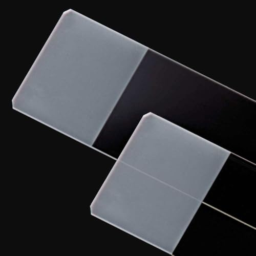 Globe Scientific General Purpose Microscope Slides, 1294-72, Frosted 1 End 1 Side, Ground Edges, Safety Corners, 25 x 75mm, Pre-Cleaned, 72/Box